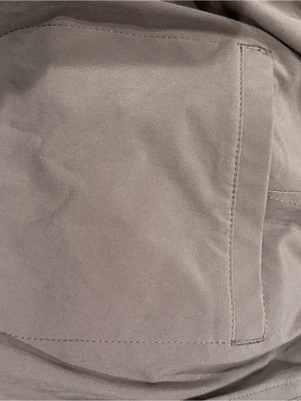 Athleta Taupe Performance Shorts with Elastic Waist - Picture 3 of 5